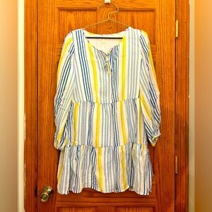 Riley and Rae size L, lightweight long sleeve summer dress